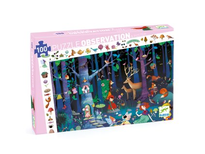 dj07504 objavovacie puzzle ropzravkovy les 100 ks 2