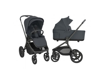 Novinka kikkaboo Kočík 3v1 Goya Platinum Graphite + carrello Nova Autosedačka Zdarma