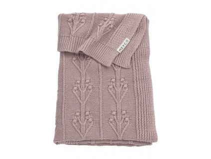 2753098 Meyco deken romantic flower lilac
