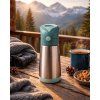 Termoska na pitie so slamkou 350 ml - emerald forest