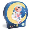 dj07301 siluetove puzzle astronaut na mesiaci 36 dielikov 2