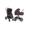 Novinka kikkaboo Kočík 3v1 Goya Platinum Merlot + carrello Nova Autosedačka Zdarma