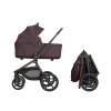 Novinka kikkaboo Kočík 3v1 Goya Platinum Merlot + carrello Nova Autosedačka Zdarma