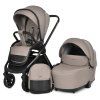 Novinka kočík El Camino PRESTIGE V3 3v1, Taupe Beige + Autosedačka El Camino i-FIX ME Simply Grey 40-87cm 0-13kg