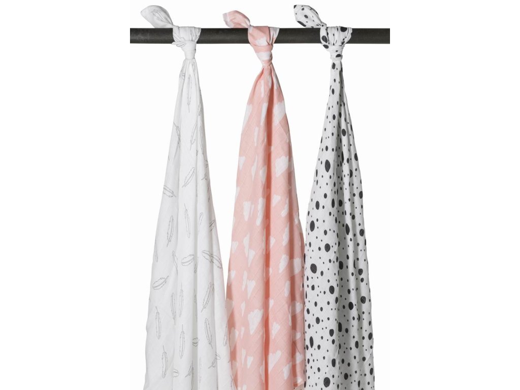 1671 resize of 451007 meyco swaddles feather clouds dots grijs roze zwart 2 37039766224 o