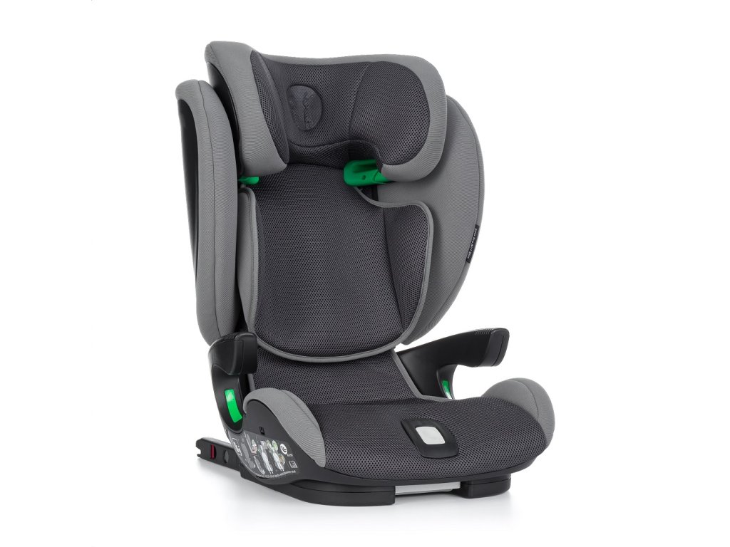 PETITE&MARS Autosedačka Elite Fix Pro i-Size Grey Air 100-150 cm (15-36 kg)