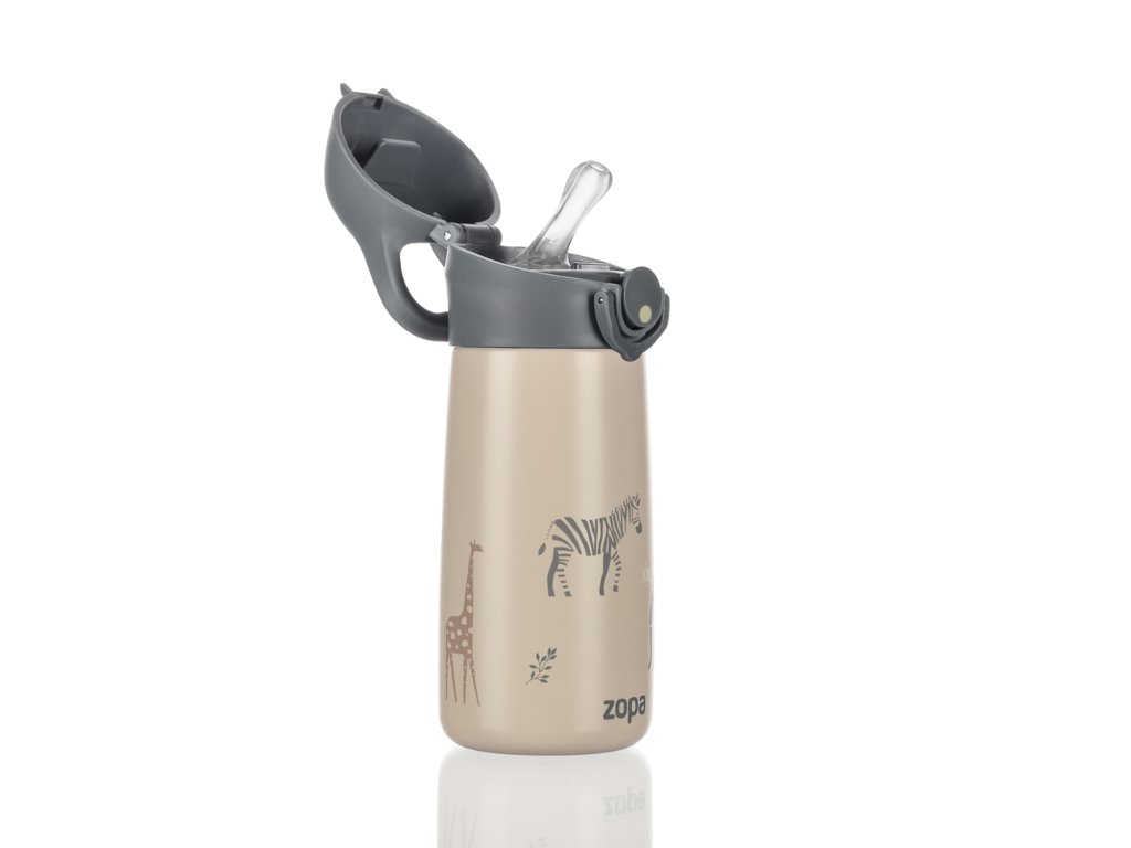 ZOPA Termoska na pitie s pítkom 400 ml, Safari