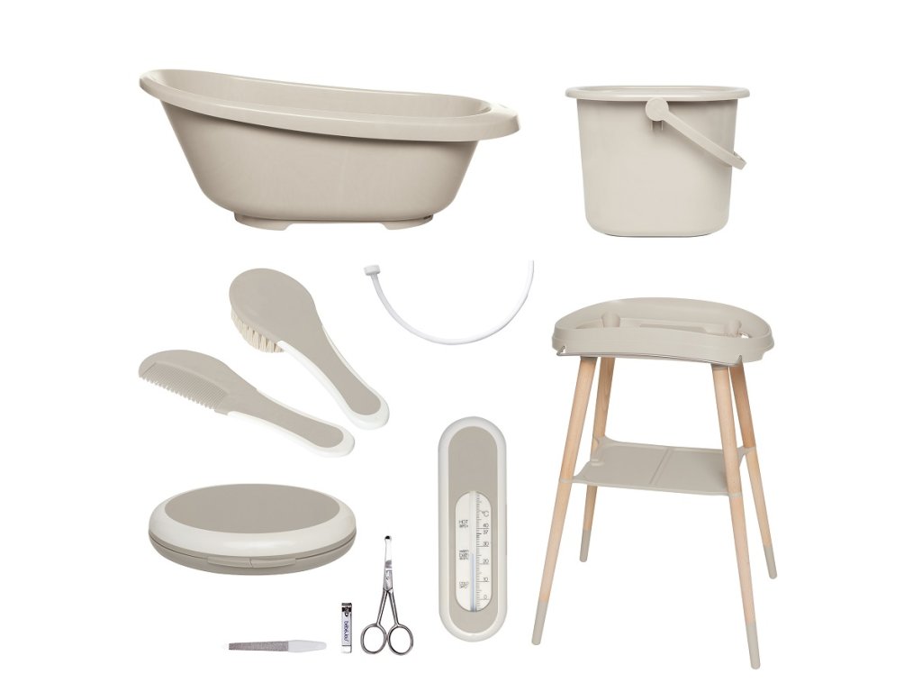 22470 13 kupacia sada bebe jou sense 7 dielna taupe bezova