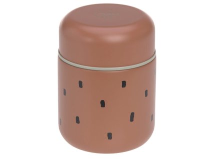 Lässig Food Jar Medium Happy Prints caramel (Variant LÄSSIG Food Jar Medium Happy Prints caramel)