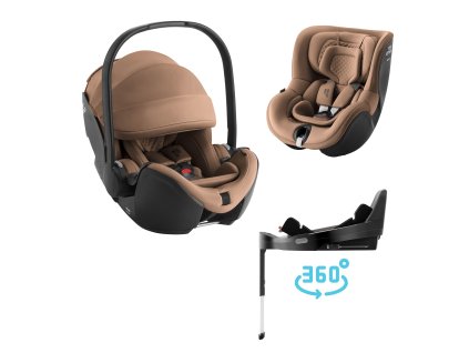 Britax Römer Autosedačka set Baby-Safe Pro + Vario Base 5Z + autosedačka Dualfix 5z Lux, Warm Caramel