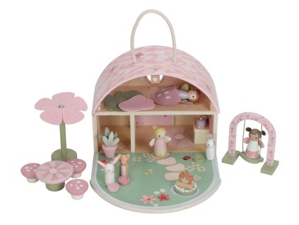 Little Dutch Domček pre víly drevený prenosný Fairy Garden