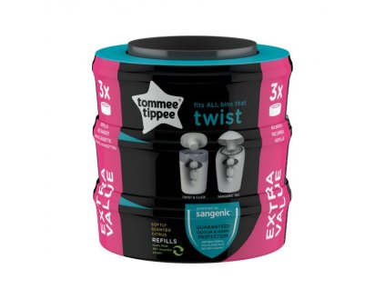 Tommee Tippee Náhradní kazety Sangenic Twist 3ks (univerzální)
