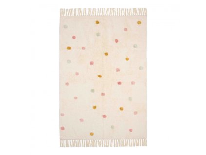 Little Dutch Koberec s bodkami Pink 120x170 cm