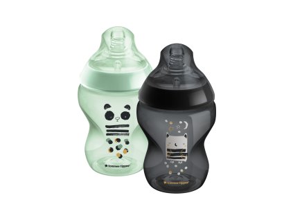 Tommee Tippee Kojenecká láhev s obrázkem C2N, 0m+, 260ml,2ks