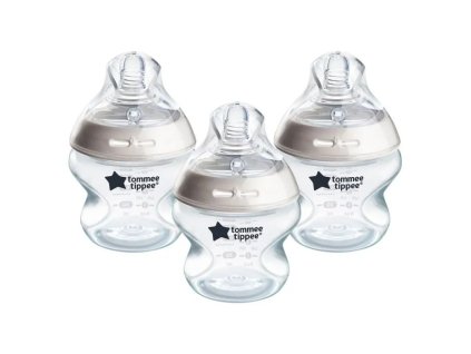 Tommee Tippee Set dojčenských fliaš, 150 ml, rôzne farby, 3ks