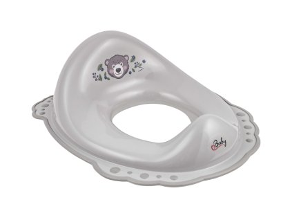 MALTEX Redukcia na WC protišmyková The Nature Buddies Medveď - Grey