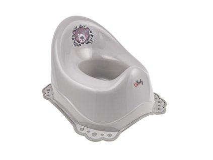 MALTEX Nočník protišmykový The Nature Buddies Medveď - Grey