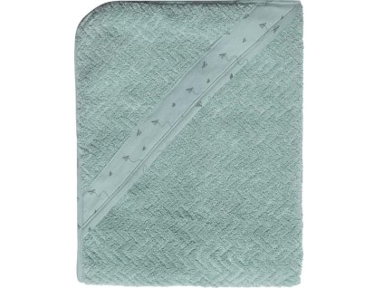 12128 detska tyrkysova frote osuska s kapuci se zakarovym vzorem55