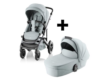 Britax Römer Sada kočíka Smile 5Z + hlboká vanička Style, Harbor Blue