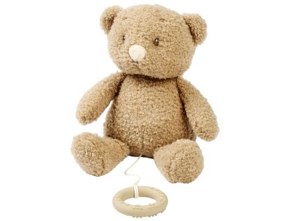 NATTOU Hračka plyšová hudobná Teddy medvedík 24 cm, 0m+