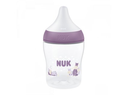 NUK Perfect Match fľaša s kontrolou teploty HIPPO 150 ml