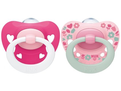 NUK cumlík Signature 6-18 m 2 ks dievča