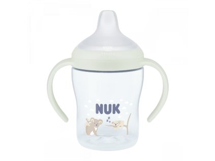 NUK Perfect Match fľaša na učenie svietiaca KOALA