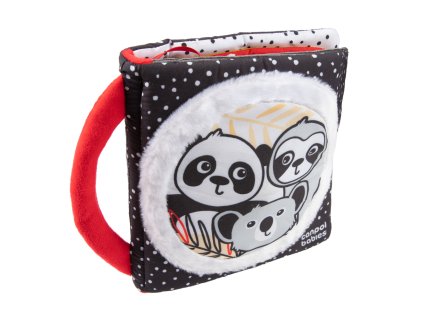 canpol babies senzoricka zmyslova knizka babiesboo panda