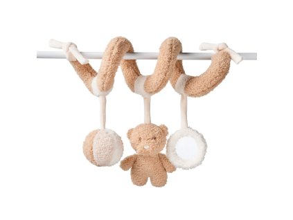 NATTOU Hračka špirála Teddy medvedík 20 cm, 0m+