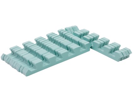 30426 sada zelenych okrajov pre hraci koberec z penovych puzzli 120x120cm