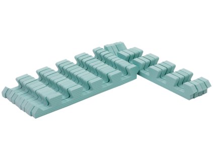 30432 sada zelenych okrajov na hraciu podlahu z penovych puzzli 120x90cm