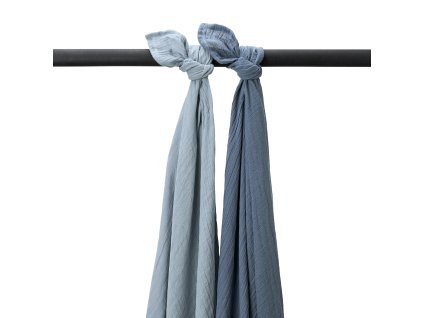 5634 muselinove pleny 2 baleni jeans blue indigo