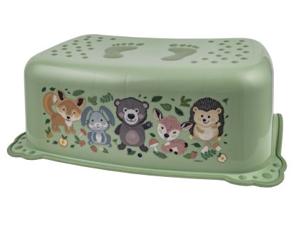 MALTEX Stupienok protišmykový The Nature Buddies Ježko - Green