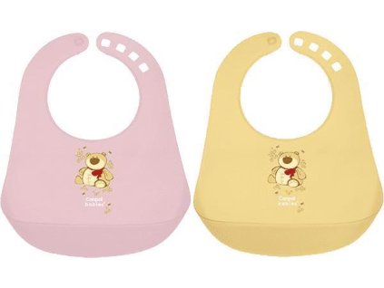 CANPOL BABIES Podbradník plastový - dievčatko - rôzne druhy