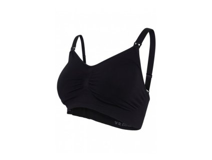 CARRIWELL Podprsenka Push Up materská aj na dojčenie čierna M