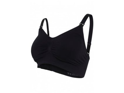 CARRIWELL Podprsenka Push Up materská aj na dojčenie čierna XL