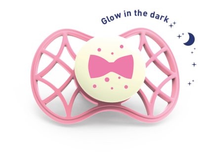 Nuvita Cumlík Cool 6m+ svítící ve tmě, Flamingo