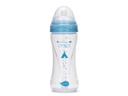 Nuvita Fľaštička 330ml, Transparent blue