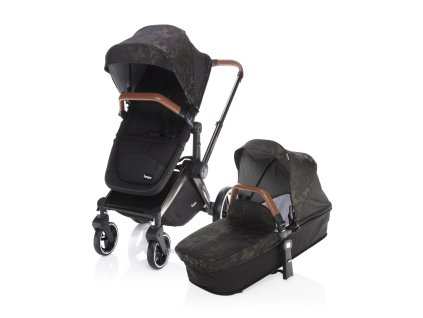 ZOPA SET Podvozek Evoque + Farebný set ku kočárku Evoque, S/BR_Butterfly