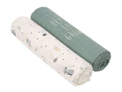 Swaddle Heav. Soft 120x120 2024 Gard. explo. boys (Variant LÄSSIG Swaddle Heav. Soft 120x120 Happy Fruits pear)