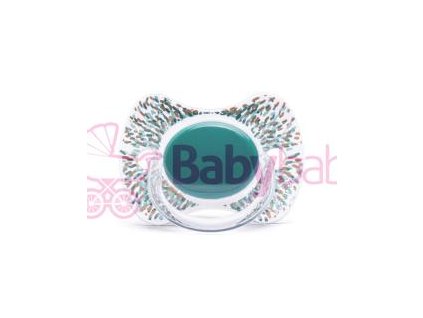 SUAVINEX | CUMLÍK Couture FYZIOLOGICKÝ silikónový 12+ m, zelený