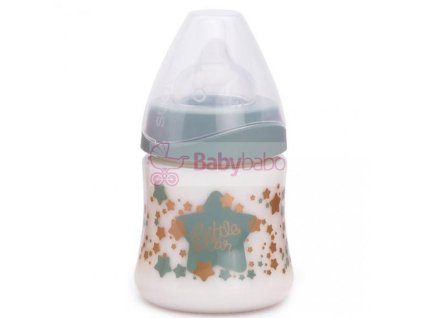 Suavinéx - Fľaša Premium 150 ml, silikón, little star zelená