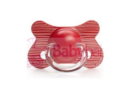 SUAVINEX | CUMLÍK FUSION fyziologický silikón, 4+ mes., červený