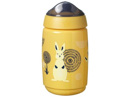 Superstar netečúci hrnček s náustkom, 390ml, 12m +, Žlutá