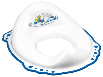 MALTEX Redukcia na WC protišmyková Šmolkovia - white