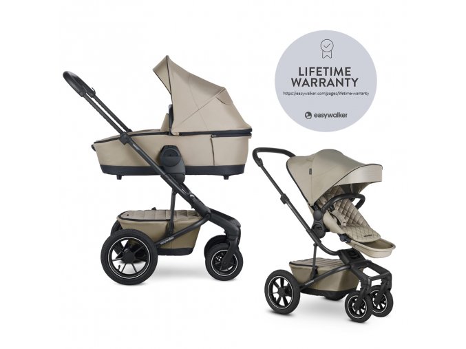 EASYWALKER Kočík kombinovaný Harvey⁵ Premium 2v1 Pearl Taupe LITE AIR