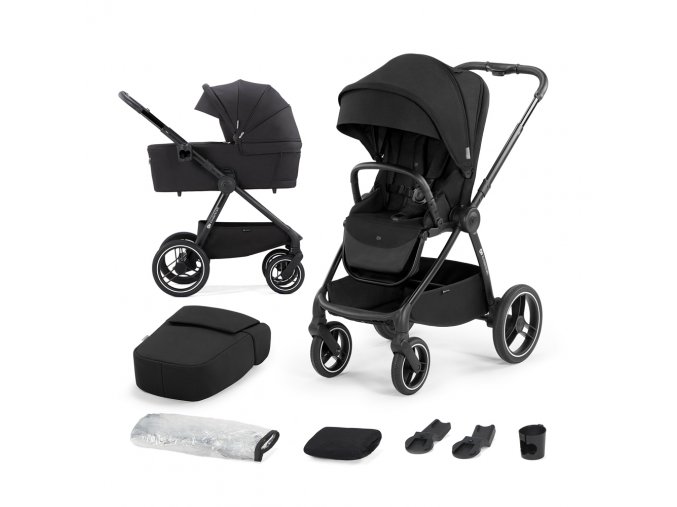 KINDERKRAFT SELECT Kočík kombinovaný Nea 2v1 Midnight Black, Premium