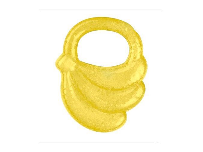 BABYONO Hryzačka chladiaca banán žltá