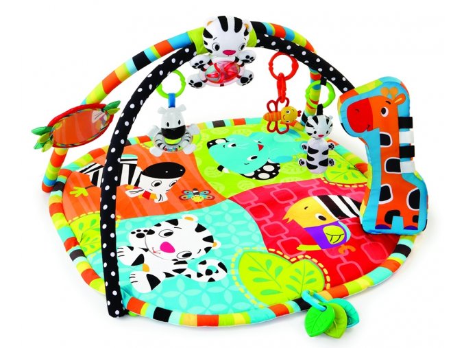 BRIGHT STARTS Deka na hranie Spots&Stripes Safari™ 0m+