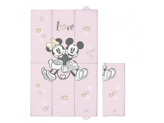 CEBA Podložka prebaľovacia cestovná (50x80) Disney Minnie & Mickey Pink